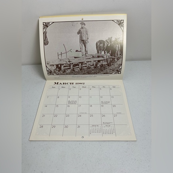 Santa Clarita Valley Historical Society 1982 Calendar & Site Pamphlet - Picture 2 of 8